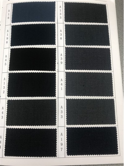 SX-LX  816 TR無彈力斜紋 成份：80%滌 20%氨綸 克重360g 側面照